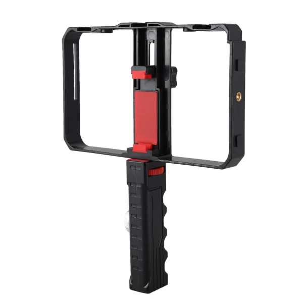 YELANGU Pro Smartphone Video Rig Filmmaking Case Phone Video Stabilizer Grip Mount for IPhone Xs Max XR X 8 Plus Samsung Huawei - Image 2