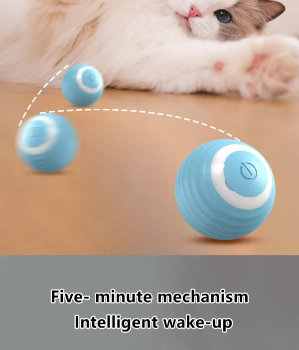 2PCS Cat Interactive Ball Indoor Automatic Rolling Magic Ball Smart Cat Toys Electronic Interactive Cat Toy Cat Game Accessories - Image 7