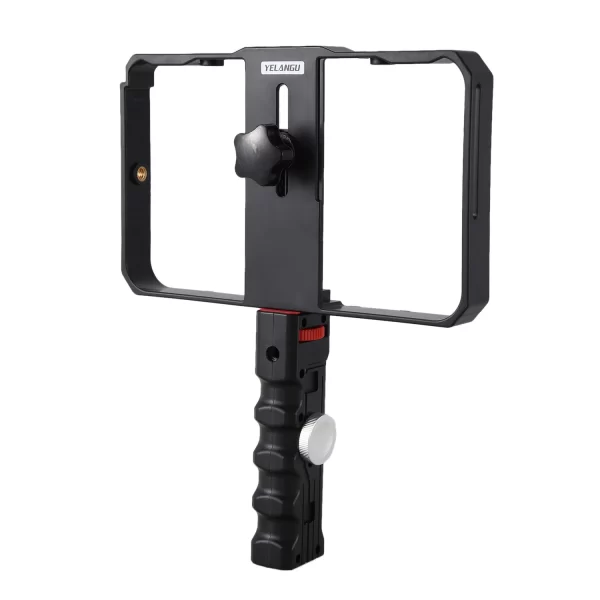 YELANGU Pro Smartphone Video Rig Filmmaking Case Phone Video Stabilizer Grip Mount for IPhone Xs Max XR X 8 Plus Samsung Huawei - Image 3