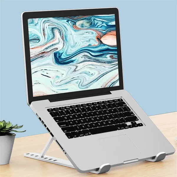 Portable Laptop Stand 7/10 Gears Foldable ABS Tablet for Macbook Apple Air Pro Lenovo Samsung Bracket Universal Pad PC Holder - Image 4