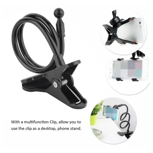 360 Universal Lazy Bracket Mobile Phone Holder Portable Flexible Bed Desktop Bracket Smartphones Table Clip Stand Base Support - Image 8